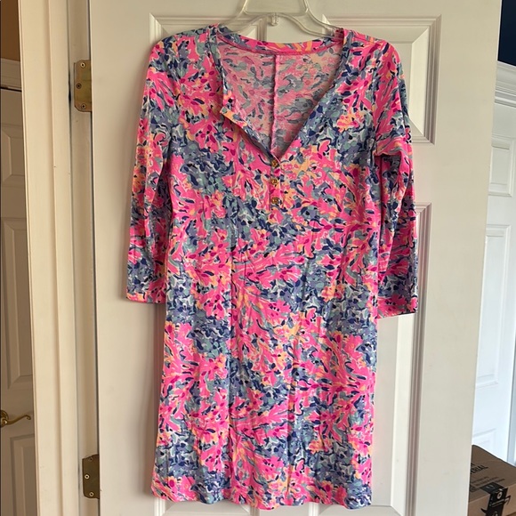 Lilly Pulitzer Dresses & Skirts - Lilly Pulitzer Pink and Blue Dress